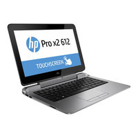 HP Pro x2 612 G1 Guia Del Usuario