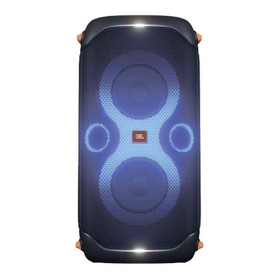 Harman JBL PARTYBOX 110 Manual Del Propietário