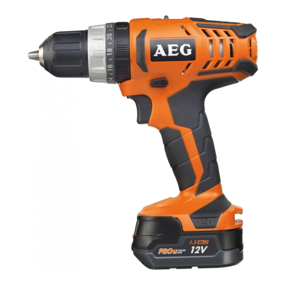 AEG BS12 G2 Manual Original