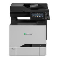 Lexmark CX727 Guía De Usuario