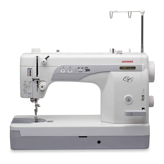 Janome 1600P QC Manual De Instrucciones