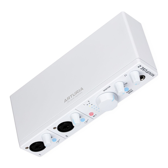 Arturia MINIFUSE 2 Manual Del Usuario
