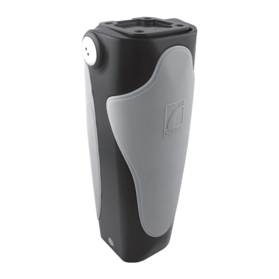 Össur Mauch Knee Plus Instrucciones De Uso