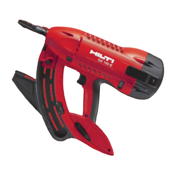 Hilti GX 100-E Manuales