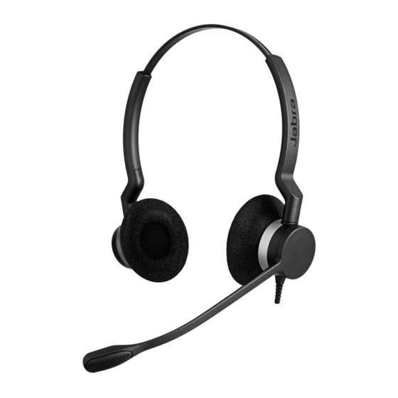 Jabra Biz 2300 USB UC Mono Guía Rápida