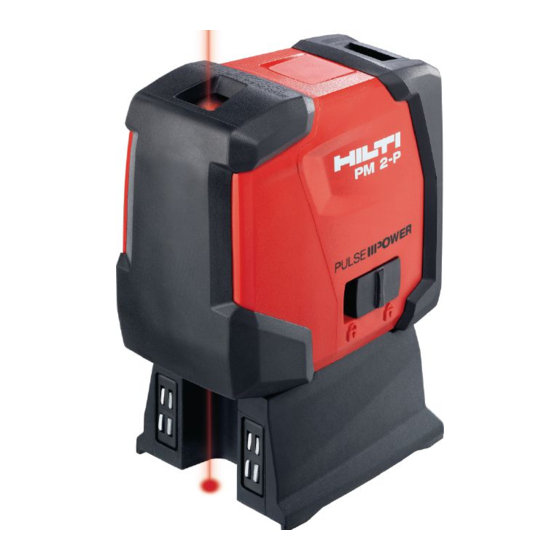 Hilti PM 2-P Manual De Instrucciones