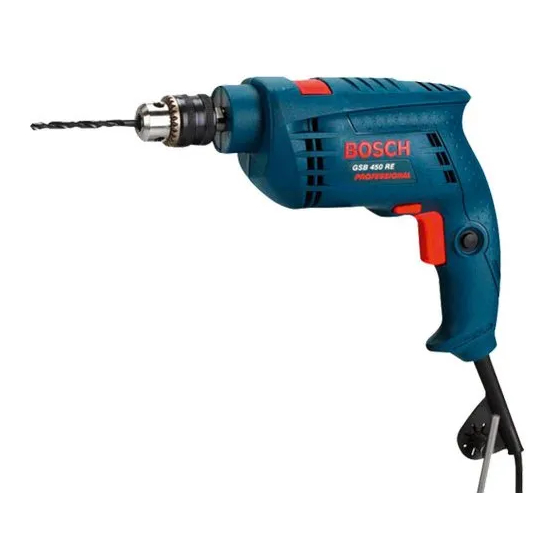 Bosch GSB 450 RE PROFESSIONAL Manuales