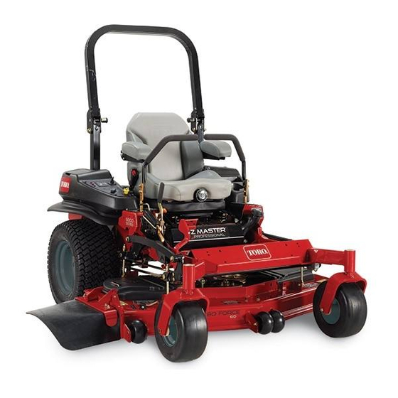 Toro Z Master Professional 6000 Serie Manual Del Operador