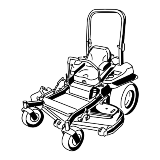Toro Z Master Professional 6000 Serie Manual Del Operador