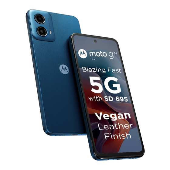 Motorola moto g34 5G Guia Del Usuario