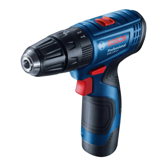 Bosch Professional GSB 120-LI Manual Original