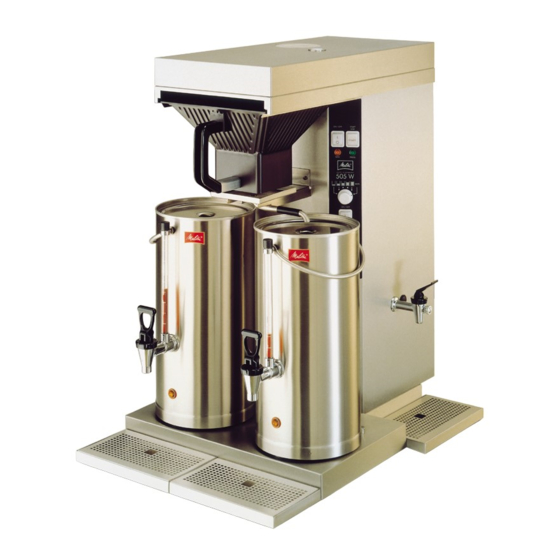 melitta 505 Manuales