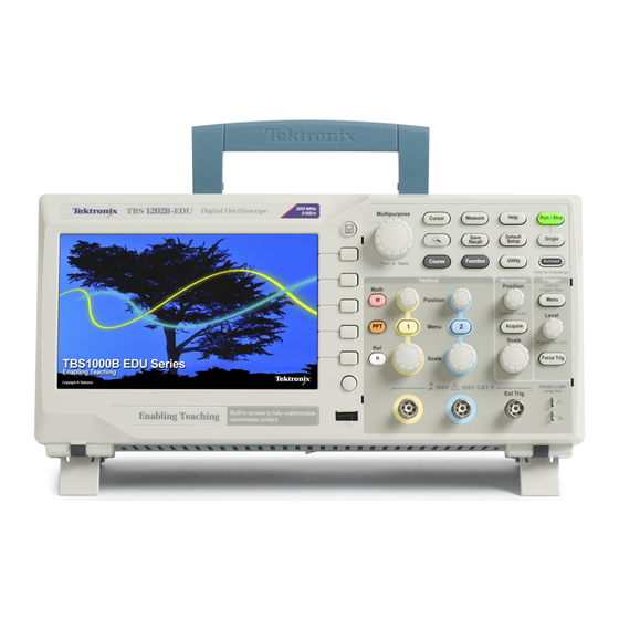 IAT TEKTRONIX TBS1072B-EDU Manual De Instrucciones