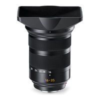 Leica SUPER-VARIO-ELMAR-SL 1:3.5-4.5/16-35 ASPH. Manual De Instrucciones