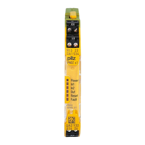 Pilz PNOZ s1 Instrucciones De Uso