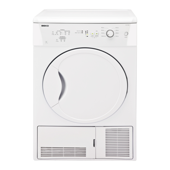 Beko DC 7110 Manual Del Usuario