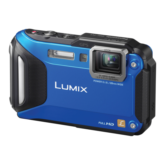 Panasonic Lumix DMC-TS5 Instrucciones De Funcionamiento