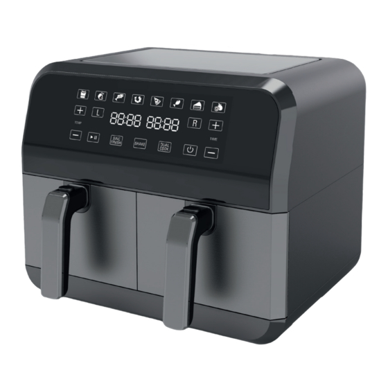 BluMill Dual Airfryer Manuales