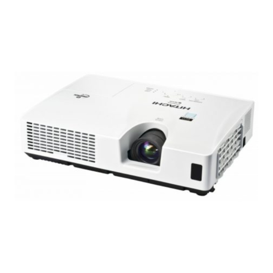 Hitachi CP-RX93 Manual De Usuario