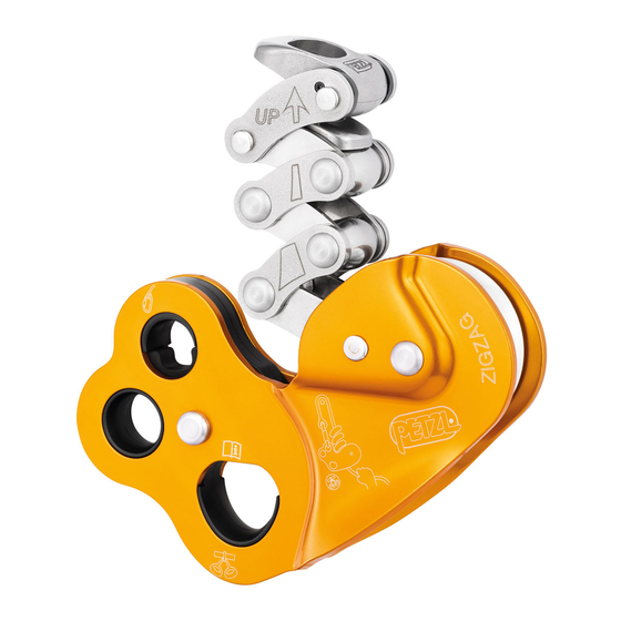 Petzl ZIGZAG Manual De Instrucciones