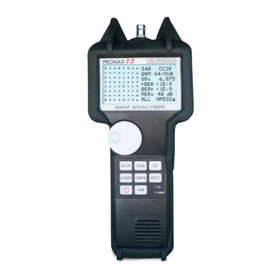 Promax -12 Manual De Instrucciones