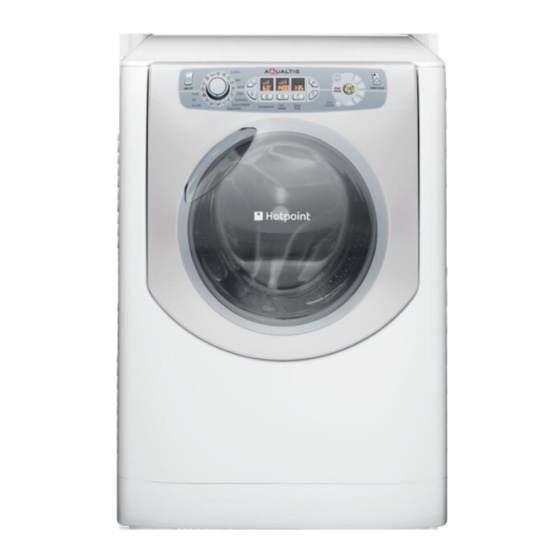 Hotpoint Ariston AQUALTIS AQ9F 49 U Instrucciones De Instalacion Y Uso