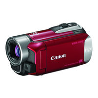 Canon Vixia HF R100 Manual De Instrucciones