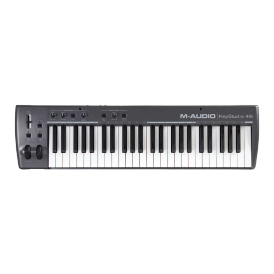 M-Audio KeyStudio 49i Manual Del Usuario