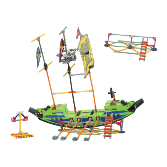 K'Nex PIRATE SHIP PARK 15139 Manuales