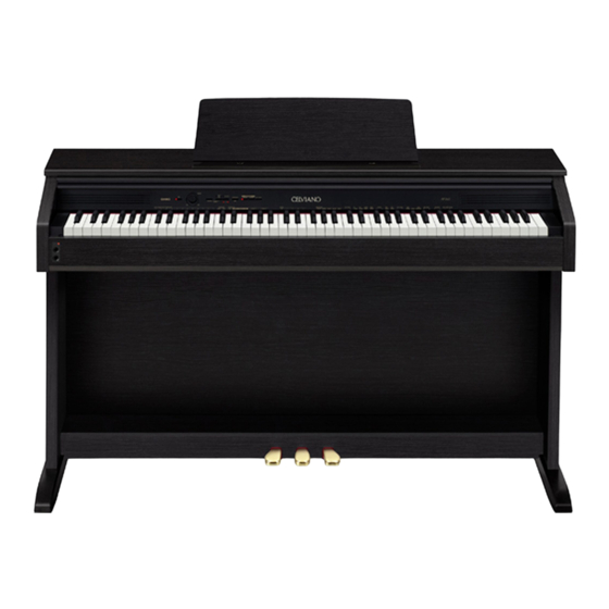 Casio CELVIANO AP-265 Guia Del Usuario