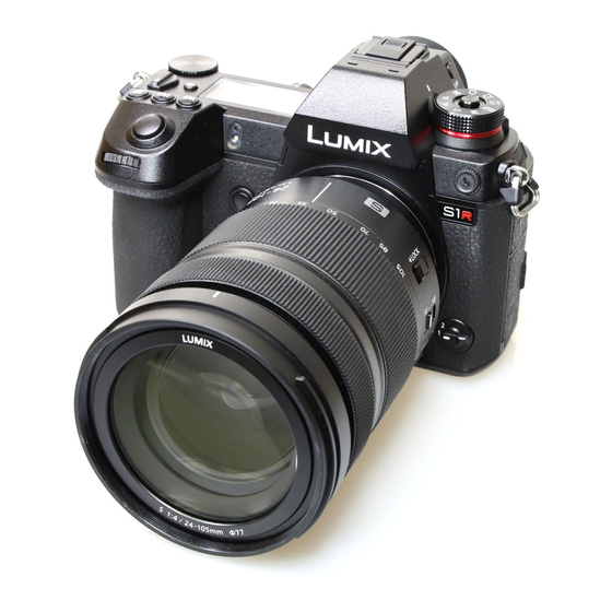 Panasonic Lumix S1R Instrucciones De Funcionamiento