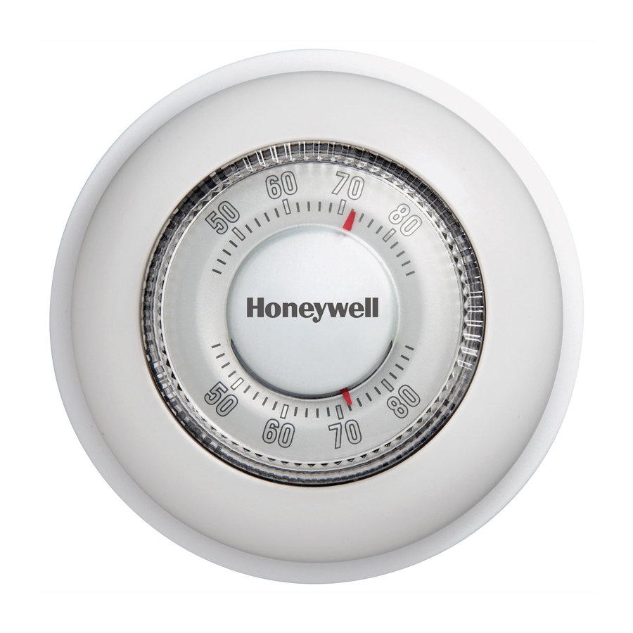 Honeywell CT87N Manual De Uso