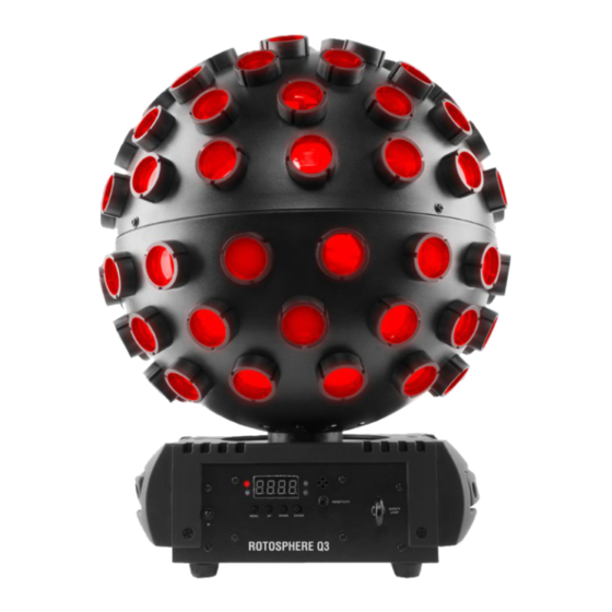 Chauvet DJ ROTOSPHERE HP Manuales