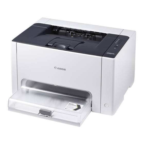 Canon LBP7010C Guía De Instalación Rápida