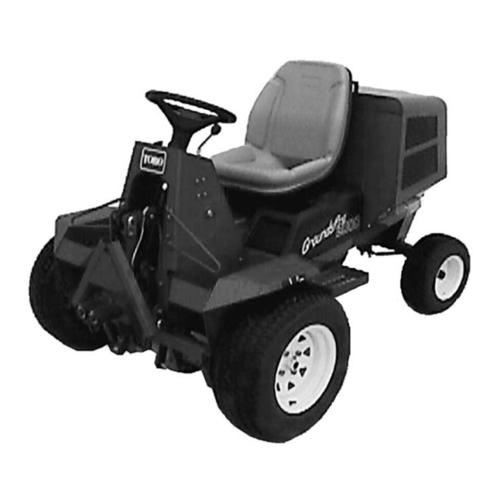 Toro GROUNDS PRO 2000-D Guía Del Usario