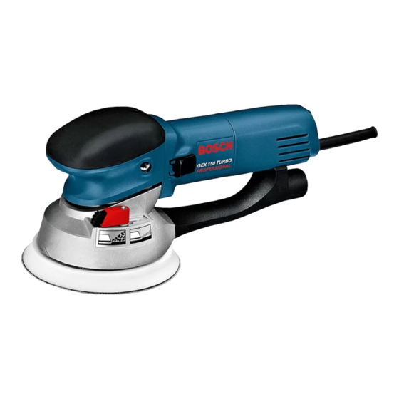 Bosch GEX 150 TURBO Professional Manual Original