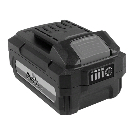 Grizzly Tools GGBP-20V2AH-GGNE3-P5-QX Traducción Del Manual De Instrucciones Original