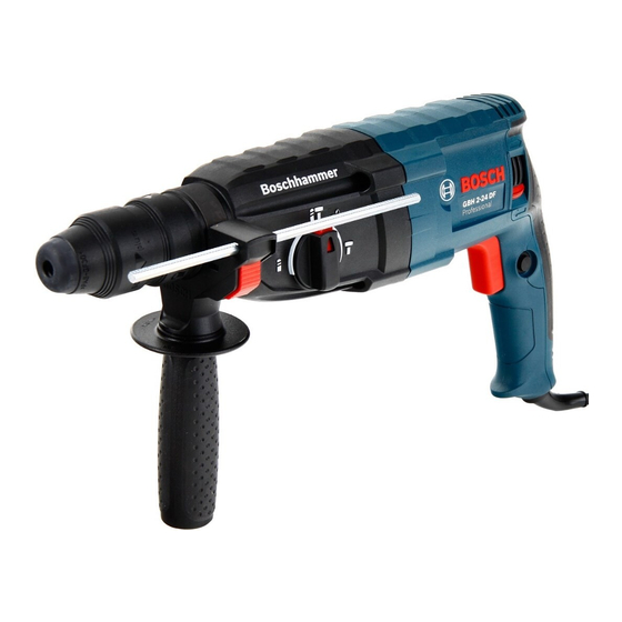 Bosch GBH 2-24 D Professional Instrucciones De Servicio