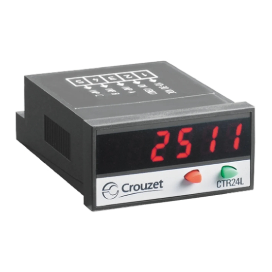 Crouzet CTR24L-2513 Manuales