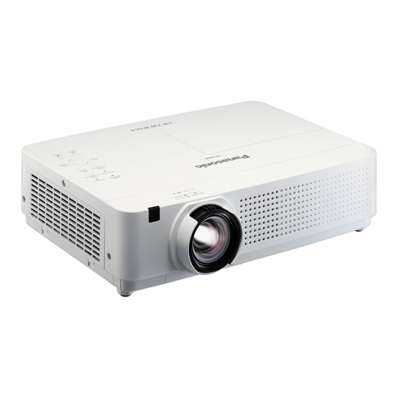 Panasonic PT-VW330U Instrucciones De Operación