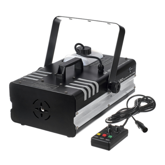 thomann Stairville AF-250 DMX Manual De Instrucciones