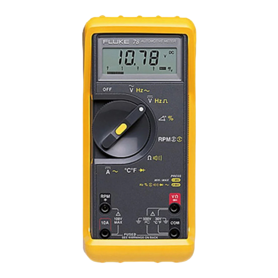 Fluke 78 Manual De Uso