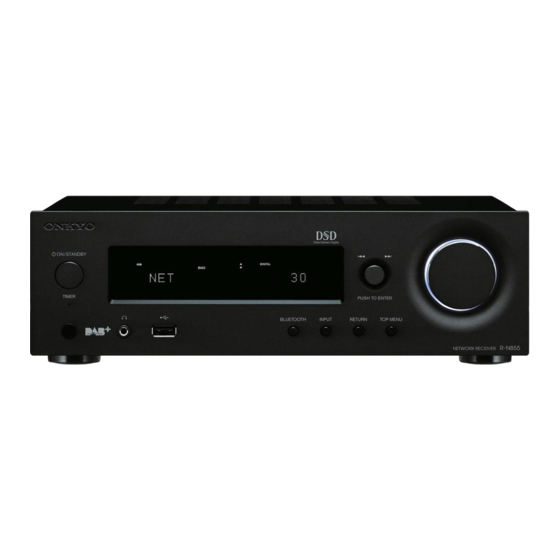 Onkyo R-N855 Manual De Instrucciones