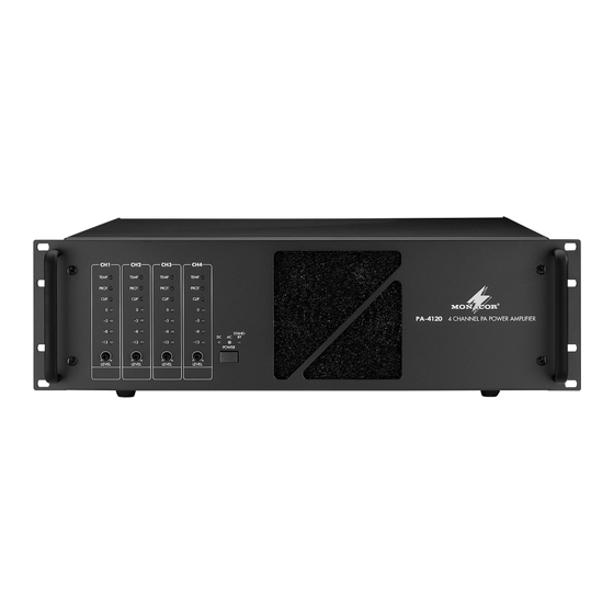 Monacor PA-4120 Manual De Instrucciones