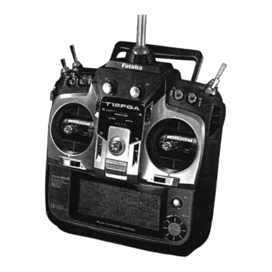 FUTABA T12FGA Manual De Instrucciones
