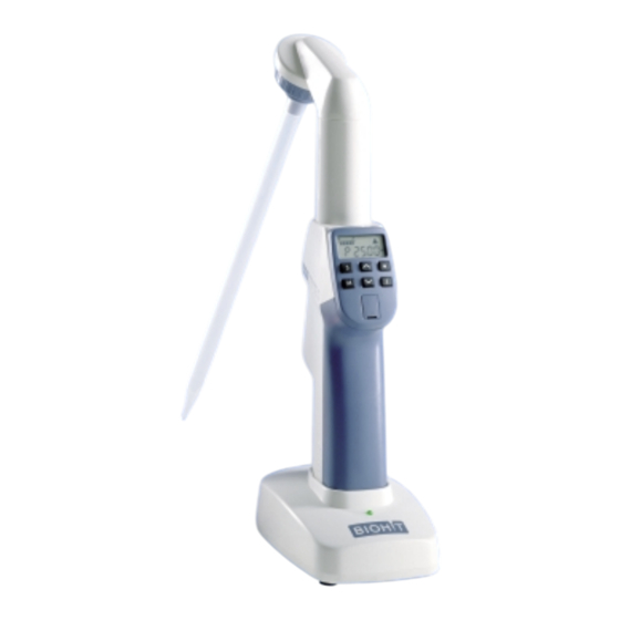 Biohit PROLINE XL Manual De Instrucciones