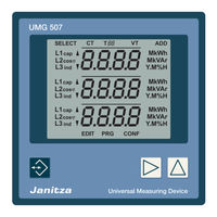 janitza UMG 507 Instalación Y Puesta En Funcionamiento
