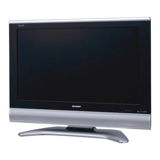 Sharp AQUOS LC-32GD8E Manual De Manejo