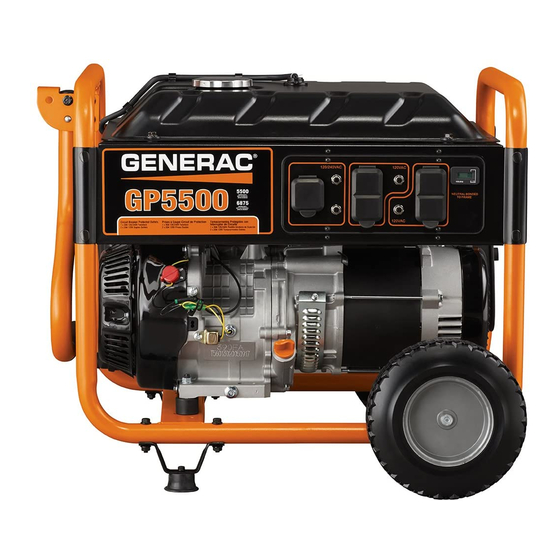 Generac GP5000 Manuales