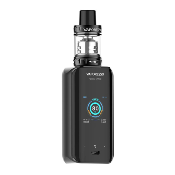 Vaporesso LUXE NANO Manuales